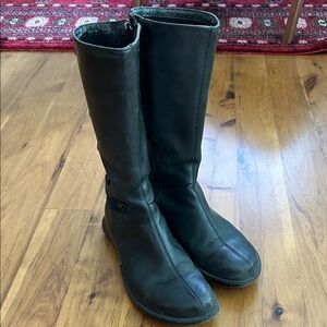 Women's Black Leather Boots